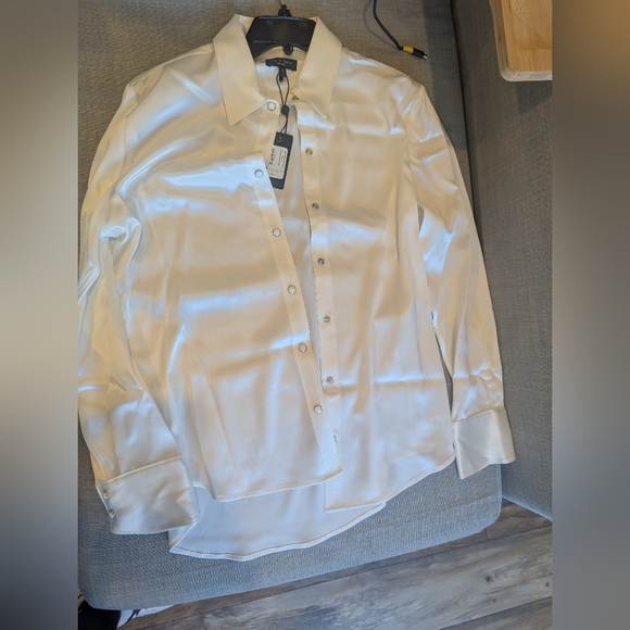 RAG & BONE Antonia satin shirt - Picture 5 of 9